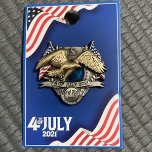 Hard Rock 4th of July pin